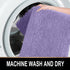 MAYSHINE Soft Plush Microfiber Bathroom Rug, Absorbent Machine Washable Chenille Bath Mat | Non-Slip Quick Dry Shag Carpet, Great for Bath, Shower, Bedroom, or Door Mat (Lavender, 17x24)