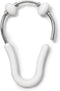 Umbra Flex Single Shower Rings, Set of 12, White/Chrome
