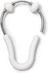 Umbra Flex Single Shower Rings, Set of 12, White/Chrome