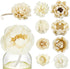 15 Pieces Diffuser Mixed Sola Flowers Natural Material Aromatherapy Reed Wood Flowers Decorative Aromatherapy Flower Placement Refill Wood Flower Diffuser with Rope for Home Fragrance