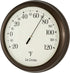 LaCrosse 104-108 8" Analog Round Dial Thermometer, 8", Brown