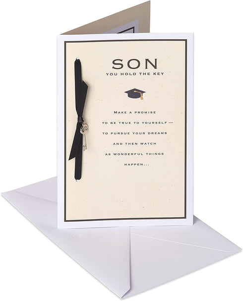 American Greetings Graduation Card for Son (You Hold The Key)