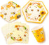 Bee Party Supplies Bumble Bee Party Decorations Sunflower Includes Dinner Plates Dessert Plates Cups Napkins For Birthday kids Baby shower Parties Serves 16