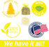 Cedar Sense Lemon Essential Cedar Sachets 8 Pack Essential Oil Infused Cedar Chips Car Air Freshener Closet Freshener Potpourri Bags Air Fresheners Sachets for Drawers and Closets