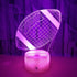 Football Night Lights for Kids, 3D LED Illusion Lamp 7 Colors Changing Nightlight with USB Powered, Touch & Remote Control Best Birthday Christmas Gifts for Boys Girls Kids Baby