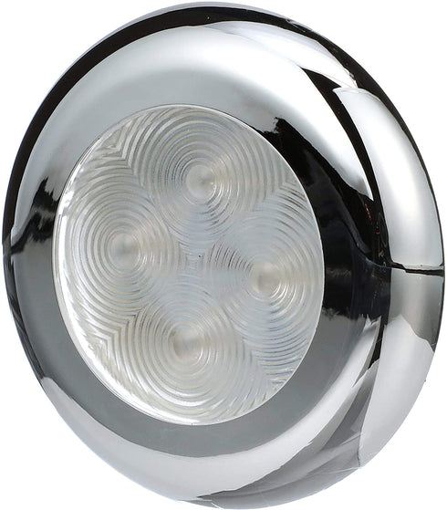 Seachoice LED Courtesy Interior Light Chrome/White Bezel