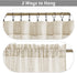 RYB HOME Living Room Sheer Curtains - Solid Linen Semi Sheer Panels Window Decorating Drapes, Rod Pocket Privacy Sheer for Kids Bedroom Playroom Cabin, Warm Beige, W 52 x L 72 inches, Set of 2