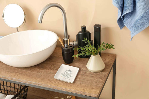 Gift For Mother of The Groom From Bride - Thank You For Raising The Man Of My Dreams - Ceramic Jewelry Holder Ring Dish Trinket Tray - Wedding Gifts - Bridal Shower Gifts