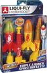 Toysmith, Liqui-Fly Hydro Rockets, 3 Easy To Use Water Rockets, For Boys & Girls Ages 8+