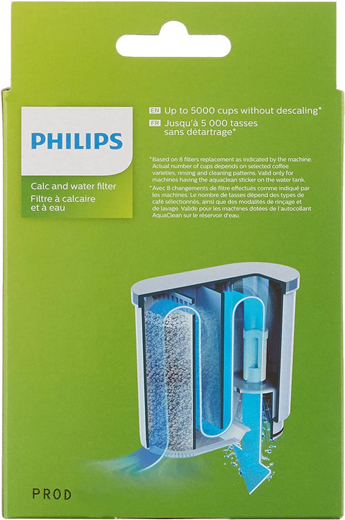 Philips Saeco AquaClean Filter Single Unit, CA6903/10, White, One Size
