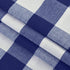 3 Pc Cotton Classic Country Farmhouse Kitchen Window Curtain -Navy Blue & White Buffalo Check Tier & Valance Set, 54" x 18" / 27" x 24"