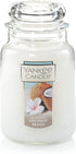 Yankee Candle Large Jar Candle, Coconut Beach, 1535315, White