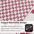 Lodge Style Ultra Lightweight Quilt Set Queen Size 90"x90", Striped 3 Piece Bedding Sets, Deer Snowflake Printed Rustic Bedspread Coverlet for Cabin Country Home Bedroom Decor,1 Quilt + 2 Pillow Shams