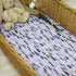 Baby Bassinet Sheet for Boys and Girls, Cradle Mattress Sheet, Baby Bedside Sleeper Cover, Universal for Rectangle, Oval, Hourglass Bassinet Mattress, Soft & Breathable, 2 Pack, Mountain & Pine
