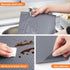 Shelf Liners for Kitchen Cabinets Refrigerator Liners Waterproof & Oil-Proof Kitchen Cupboard Liner Non-Slip Drawer Mats EVA Material Non Adhesive Fridge Liner for Shelves - Gray 11.8 x 59 Inches