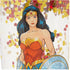 Spoontiques 21305 Wonder Woman Glitter Cup with Straw, Multicolor