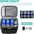 Insulated Lunch Box for Men Women - Leakproof Reusable Lunch Bag with MOLLE Webbing for Office Work School Picnic Gym, Freezable Cooler Tote Bag with Adjustable Shoulder Strap for Tactical Adult/Kids