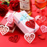 60 Pieces Valentine's Day Heart Shaped Decoration Felt Heart Hanging Ornament Red and Pink Heart Shaped Cutout Heart Tree Embellishment with Rope for Valentine Wedding Party Anniversary Home Decor