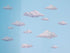 Create-A-Mural Sky Cloud Wall Decals Beautiful Cloud Wall Stickers Girls Wall Art Stickers for Bedroom Peel and Stick Kids Room Decor Nursery Toddler Teen Decorations Playroom Birthday Gift