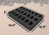 Polar Whale Coffee Espresso Capsule Drawer Organizer Tray Insert Compatible with Nespresso Vertuo VertuoLine for Kitchen Home Office Waterproof Washable Black Foam 21 Compartment 10.9 x 14.9 Inches