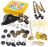 Pirate Party Favors - 100-Piece Toys & Accessories Set with Hats and Eye Patches for Kids Birthday Supplies Decorations