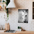 Inspirational Wall Art Canvas Farmhouse Countryside Black and White Wooden Board Animals Horse Motivational Theme Wall Decor Pictures Framed Artwork for Walls Modern Home (White Horse, 12"—16"—1 pcs)