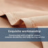 wavveUziz Bed Sheet Set Super Soft 100% Microfiber Sheet 1800 Brushed Microfiber Embroidered Full Size Bed Sheets 16-Inch Deep Pocket - 4 Piece, Beige