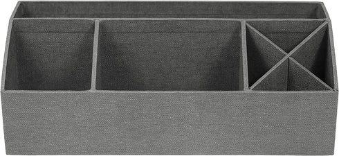 Bigso Elisa Desktop Organizer, 4.9 x 13 x 4.9 in, Canvas Gray