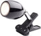 Newhouse Lighting NHCLP-JO-BK Joe LED Clip On Lamp & Reading Spotlight Perfect For The Office, Study & Bedroom, Black