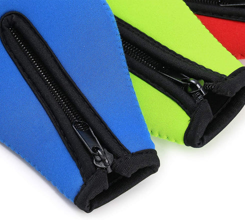 Beer Bottle Insulator Sleeve Different Color. Zip-up Bottle Jackets. Keeps Beer Cold and Hands Warm. Classic Extra Thick Neoprene with Stitched Fabric Edges, Enclosed Bottom, Perfect Fit (Pack-of-12)