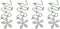 DrainWig Shower Drain Protectors as Seen on Shark Tank, Disposable Hair Catchers, Flower, Pack of 4