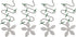 DrainWig Shower Drain Protectors as Seen on Shark Tank, Disposable Hair Catchers, Flower, Pack of 4