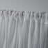 Exclusive Home Curtains Pom Pom Embellished Sheer Rod Pocket Top Curtain Panel Pair, 54x63, Winter White