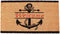 Nautical Anchor Welcome Mat for Front Door, Natural Coir Doormat (30 x 17 in)