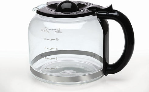 Capresso Glass Carafe 12 Cup, Black