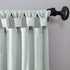 Archaeo Washed 100% Cotton Twist Tab Curtain, 52" x 84", Seafoam Green