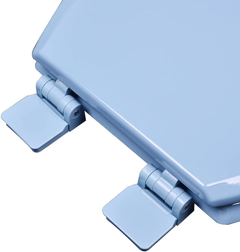 Bath D©cor 1F1E5-45 Premium Molded Wood Toilet Seat, Regency Blue