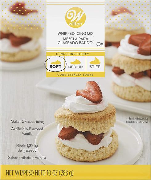 Wilton Whipped Icing Mix, Vanilla, 10 oz.
