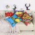 JOTOM Throw Pillow Covers 18'' x 18'' Farmhouse Decorative Square Pillow Covers 18x18 for Outdoor Home Couch Sofa Decor Cushion Cover Set of 4 (Boom POP)