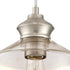 Westinghouse Lighting 6106500 One-Light Indoor Mini Pendant, Brushed Nickel Finish with Clear Glass
