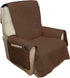 Pet Protector Furniture Covers - 100% Waterproof Recliner Chair Cover for Dogs or Cats Storage Pockets and Non-Slip Straps by PETMAKER (Brown)
