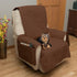 Pet Protector Furniture Covers - 100% Waterproof Recliner Chair Cover for Dogs or Cats Storage Pockets and Non-Slip Straps by PETMAKER (Brown)