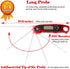 Instant Read Thermometer Best Digital Meat Thermometer Waterproof with Calibration and Backlight Functions