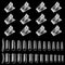 Makartt Nail Tip Clips Quick Building Poly Nail Gel with Dual Nail Forms 12Pcs Clear Acrylic Nail Clips 72Pcs Dual Forms Nail Molds Beginners Build Nail Gel Nail Art Tools