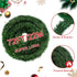 ICNOW 72Feet/22M Christmas Garland With 24 Christmas Ball Ornaments and 36 Red Bows Home Decorated Garlands Artificial Pine Christmas Decoration for Home Garden Holiday Wedding Party Stairs Fireplaces