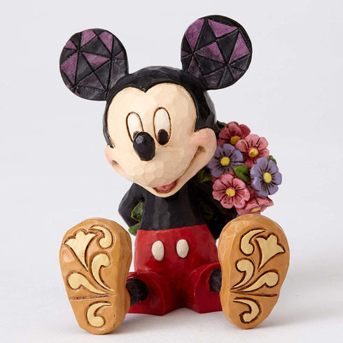Enesco Gift Disney Traditions by Jim Shore Mini Mickey Mouse Personality Pose Stone Resin Figurine, 2.75