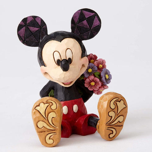 Enesco Gift Disney Traditions by Jim Shore Mini Mickey Mouse Personality Pose Stone Resin Figurine, 2.75