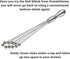 PomeloHome Stainless Steel Ball Whisk | 12 inch Whisk