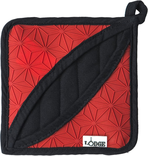 Lodge Manufacturing Company trivet/potholder, 1 Count, Red/Black