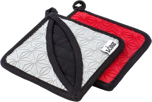 Lodge Manufacturing Company trivet/potholder, 1 Count, Red/Black